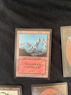 Magic the Gathering All Five Basic Lands BETA Never Played - Image 2