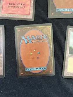 Magic the Gathering All Five Basic Lands BETA Never Played - Image 5