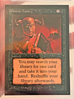 MTG BGS 9.5 Demonic Tutor Collector's Edition International (9,95,95,95) CE IE - Image 3