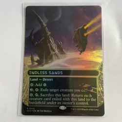 MTG Edge of Eternities - Endless Sands(Borderless Foil) - Rare 0015 NM - Image 1