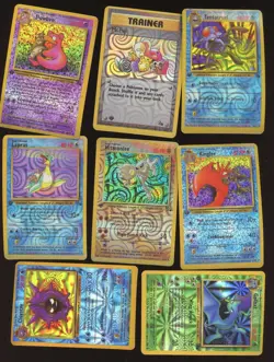 Pokemon Prism Holo Fossil Sticker Lot | Vending | Lot #3 - Image 1
