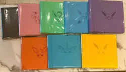 Pokemon Umbreon Eevee GX Advanced theme 480 Slots Card Sealed Binder Sleeve - Image 1