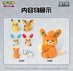 Pokemon TCG Chinese SC Nuzzle Cheeks Plush Toy Card Display Gift Box 1 Full case - Image 2