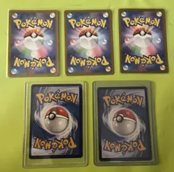Set of 5 Pokemon Trading Cards Japanese Mixed Card Lot S10b SV11B SV11W CBB2C - Image 2