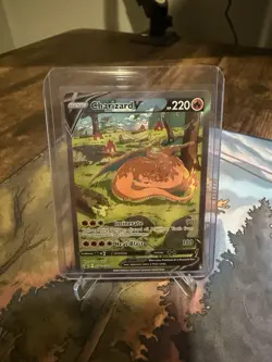 Charizard V SWSH260 Sword & Shield Full Art Black Star Promo Pokemon TCG NM - Image 1