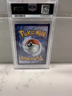2025 POKEMON EN-DESTINED RIVALS ULTRA RARE TEAM ROCKET'S MOLTRES EX #208 PSA 9 - Image 2