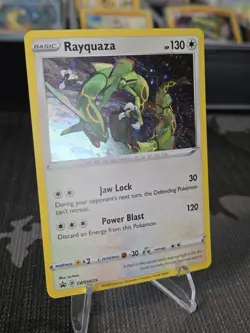 BODY 🔥 SWIRL 🌀 Rayquaza SWSH029 Cosmos Holo Rare Crown Zenith Pokemon - Image 2