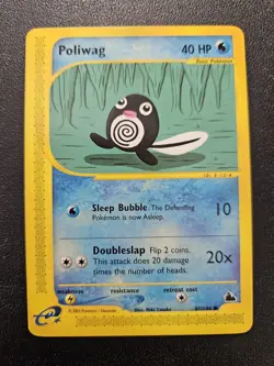 Pokemon Skyridge Poliwag 87/144 NEAR MINT - Image 1