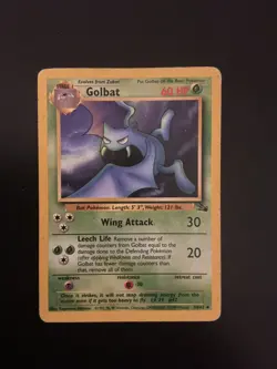Pokemon Golbat Fossil vintage card #34/62 Wotc 1999 - Image 1