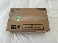 2021 Pokemon McDonald's Sealed Case 25th Anniversary #1 Box 150 Happy Meal Packs - Image 1