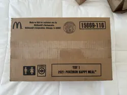 2021 Pokemon McDonald's Sealed Case 25th Anniversary #1 Box 150 Happy Meal Packs - Image 2