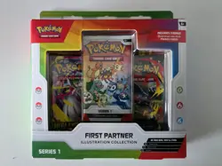 Pokemon First Partner Illustration Collection Series 1 Sealed Box Promo - Image 1