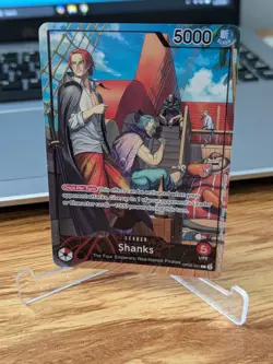 One Piece Shanks Leader PSA Promo Card Exclusive OP09-001 - Image 1