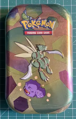 Pokemon TCG 151 Mini Tin Sealed Scyther scarlet and violet - Image 1