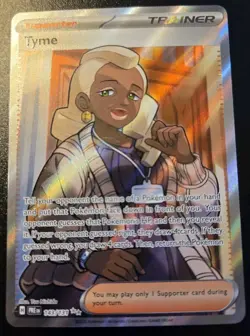 Tyme 143/131 Full Art Ultra Rare Prismatic Evolutions Pokemon TCG - Image 1
