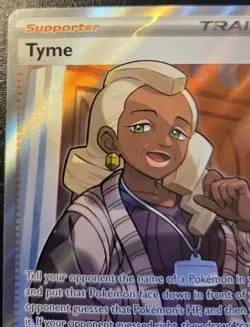 Tyme 143/131 Full Art Ultra Rare Prismatic Evolutions Pokemon TCG - Image 2