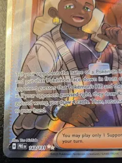 Tyme 143/131 Full Art Ultra Rare Prismatic Evolutions Pokemon TCG - Image 4