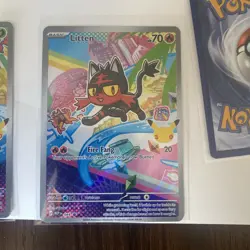 Pokemon First Partner Illustration Collection | Gen 7 Starters | Set Of 3 NM - Image 4