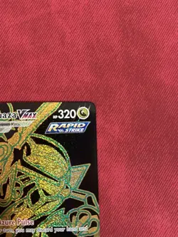 Pokemon Rayquaza VMAX Secret Rare Full Art Holo 320HP TG29/TG30 Silver Tempest - Image 3