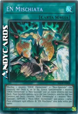 EN MISCHIATA • (En Shuffle) • Segreta SP • BLCR IT008 • 1Ed • Yugioh! ANDYCARDS - Image 1