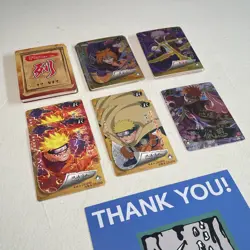 Lot Of x40 Naruto Card Game TCG - Naruto Uzumaki - HOLO MINT FOIL Rare - Series - Image 1
