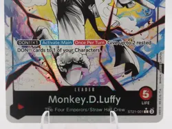 ONE PIECE - Gear 5 Luffy (Leader Parallel) [AR] ST21-001 - Image 2