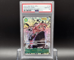 PSA 10 Roronoa Zoro OP06-118 SEC Comic Parallel Manga ONE PIECE Card Japanese - Image 1