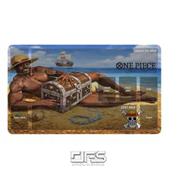 One Piece Card Game OPCG TCG Play mat FUNNY BEACH TREASURE TERRY Custom card pad - Image 3