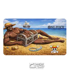 One Piece Card Game OPCG TCG Play mat FUNNY BEACH TREASURE TERRY Custom card pad - Image 4
