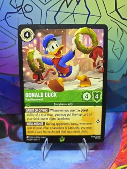 Donald Duck - Fred Honeywell 93/204 Legendary Disney Lorcana Winterspell NM - Image 1