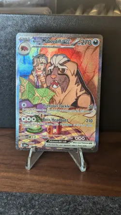 Arven's Mabosstiff EX 235/182 SIR - Destined Rivals Pokemon Card - Image 1
