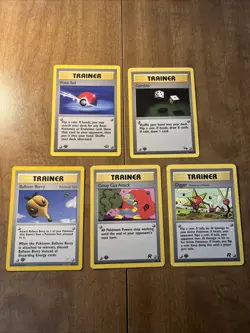 Pokemon Vintage TCG Card Lot Of 10 1st Edition Trainer Cards Vintage Sets - Image 1