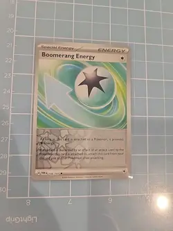 Pokemon TCG Boomerang Energy 166/167 Twilight Masquerade Reverse Holo Card - Image 1