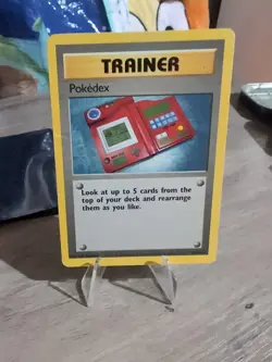 Pokemon TCG WOTC Pokedex Card 87/102 Original Base Set Near Mint Condition - Image 1