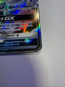 Pokemon TCG Wishiwashi GX Holo Ultra Rare Card Cosmic Eclipse 63/236 NM - Image 5