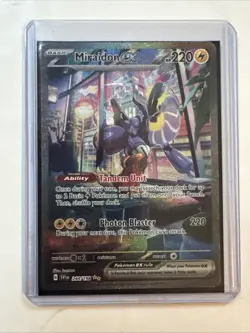 Pokemon TCG Miraidon EX Scarlet & Violet Base Set 244/198 Alternative Art Card - Image 1