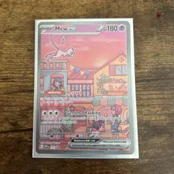 Mew EX 053 SVP: Scarlet & Violet 151 Black Star Promo Card Holo - Image 1