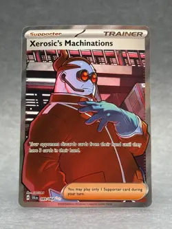 Pokemon - 089/064 Xerosic's Machinations SV Shrouded Fable Ultra Rare Holo NM - Image 1