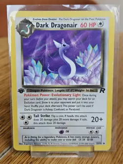 Dark Dragonair 1st edition Team Rocket 33/82 WOTC vintage Pokemon - Image 1