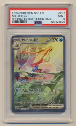 PSA 9 Pokemon Surging Sparks SIR Milotic EX 237/191 MINT Condition!! - Image 1