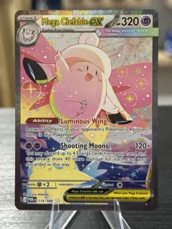 Pokemon Perfect Order Mega Clefable Ex 119/088 Special Illustration Rare - Image 1
