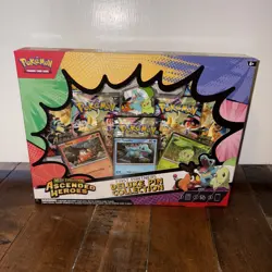 Pokemon Ascended Heroes First Partners Deluxe Pin Collection Ready To Ship New - Image 1