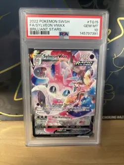 Pokemon Sylveon VMAX TG15/TG30 Brilliant Stars Trainer Gallery PSA 10 Holo 2022 - Image 1