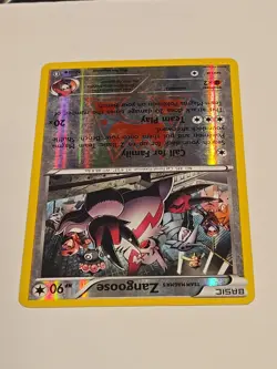 2015 Pokemon Team Magma's Zangoose Double Crisis Reverse Holo 22/34 MP - Image 3
