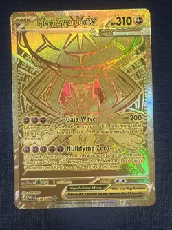 Pokemon Mega Zygarde EX 124/088 Gold Secret Rare Full Art – Perfect Order NM - Image 1