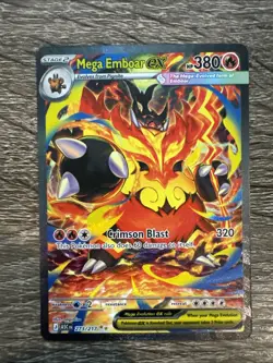 Mega Emboar ex 273/217 SIR Secret Rare Pokemon Ascended Heroes MINT Pack Fresh - Image 1