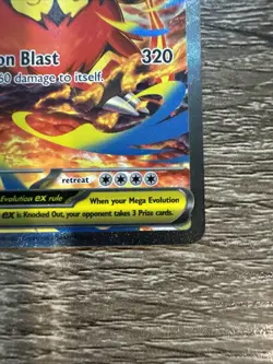 Mega Emboar ex 273/217 SIR Secret Rare Pokemon Ascended Heroes MINT Pack Fresh - Image 3