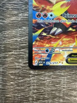 Mega Emboar ex 273/217 SIR Secret Rare Pokemon Ascended Heroes MINT Pack Fresh - Image 4
