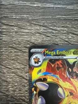 Mega Emboar ex 273/217 SIR Secret Rare Pokemon Ascended Heroes MINT Pack Fresh - Image 5