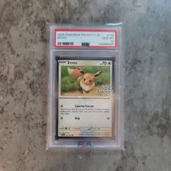 2025 POKEMON HOLIDAY CALENDAR #133 EEVEE PSA 10 - Image 1